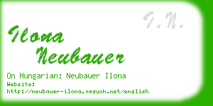 ilona neubauer business card